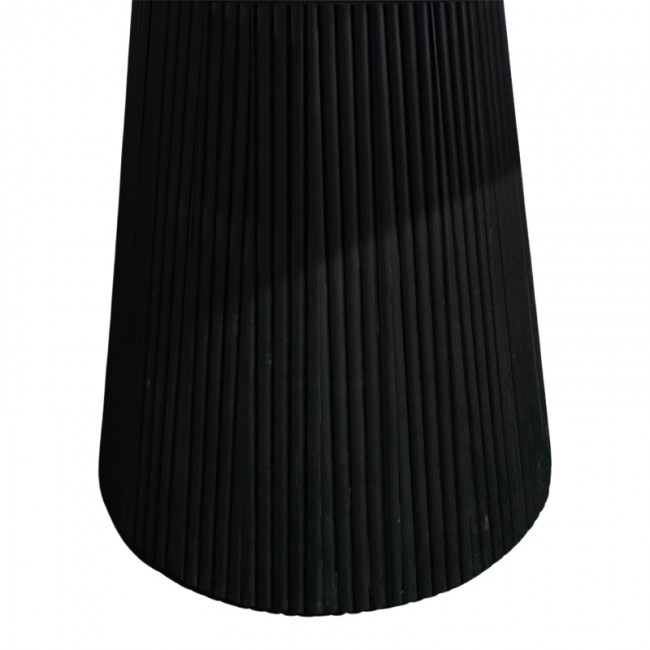 Τραπέζι Canicule pakoworld μασίφ ξύλο ακακίας σε μαύρη απόχρωση Φ120x75εκ Τραπέζι Canicule pakoworld μασίφ ξύλο ακακίας σε μαύρη απόχρωση Φ120x75εκ