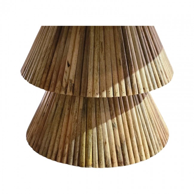 Τραπέζι σαλονιού Havai pakoworld μασίφ ξύλο mango σε φυσική απόχρωση κ λευκή επιφάνεια μαρμάρου Φ80x45εκ Τραπέζι σαλονιού Havai pakoworld μασίφ ξύλο mango σε φυσική απόχρωση κ λευκή επιφάνεια μαρμάρου Φ80x45εκ