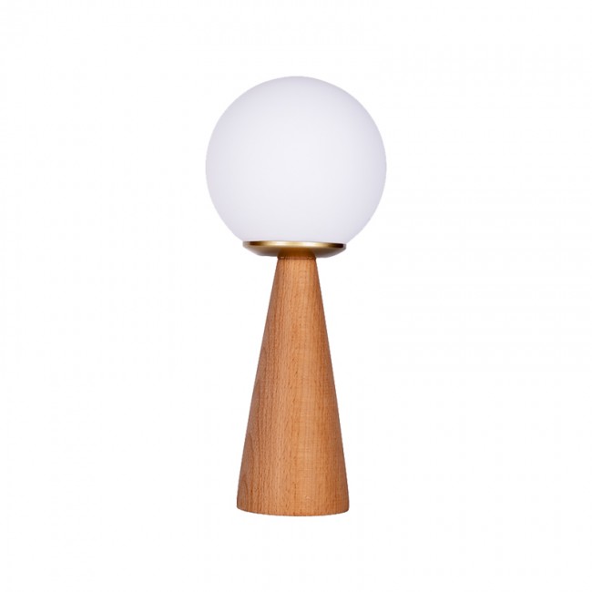 Επιτραπέζιο φωτιστικό Seziko pakoworld Ε27 σε φυσική απόχρωση Φ15x37εκ