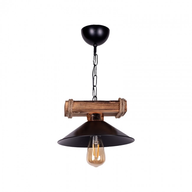 Φωτιστικό οροφής Arique pakoworld Ε27 μέταλλο μαύρο Φ25x70εκ Φωτιστικό οροφής Arique pakoworld Ε27 μέταλλο μαύρο Φ25x70εκ