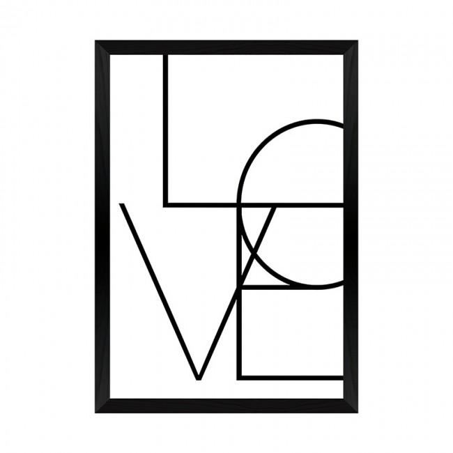 Πίνακας Amora pakoworld με ψηφιακή εκτύπωση και πλαίσιο 33x1.5x48εκ