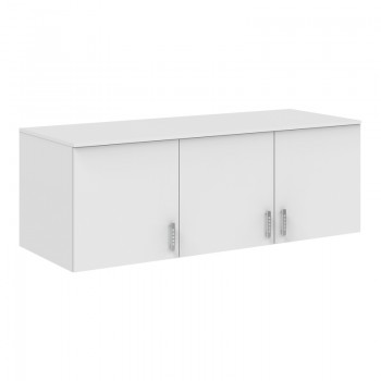 Πατάρι ντουλάπας Royal pakoworld τρίφυλλο λευκό 150x58x53εκ