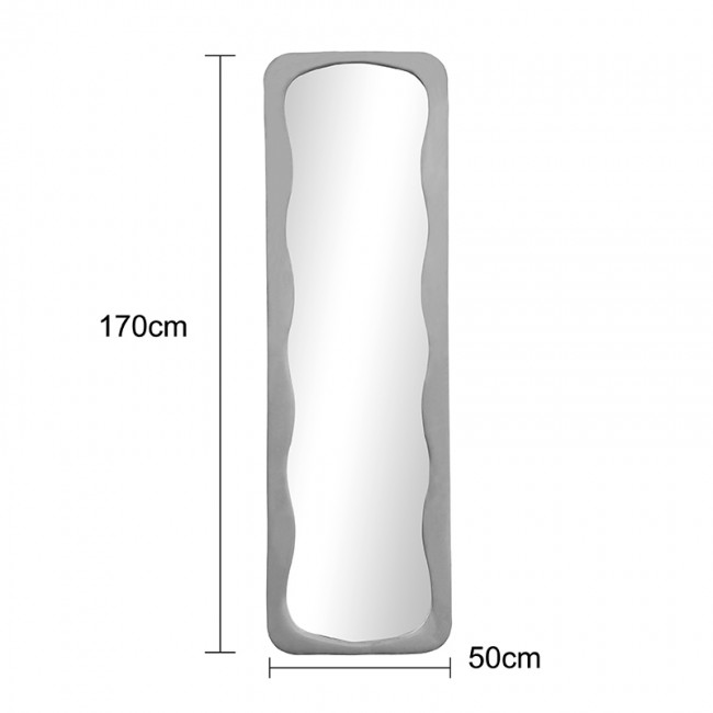 Καθρέπτης Lezour pakoworld βελούδο σε σάπιο μήλο απόχρωση 50x5x170εκ Καθρέπτης Lezour pakoworld βελούδο σε σάπιο μήλο απόχρωση 50x5x170εκ