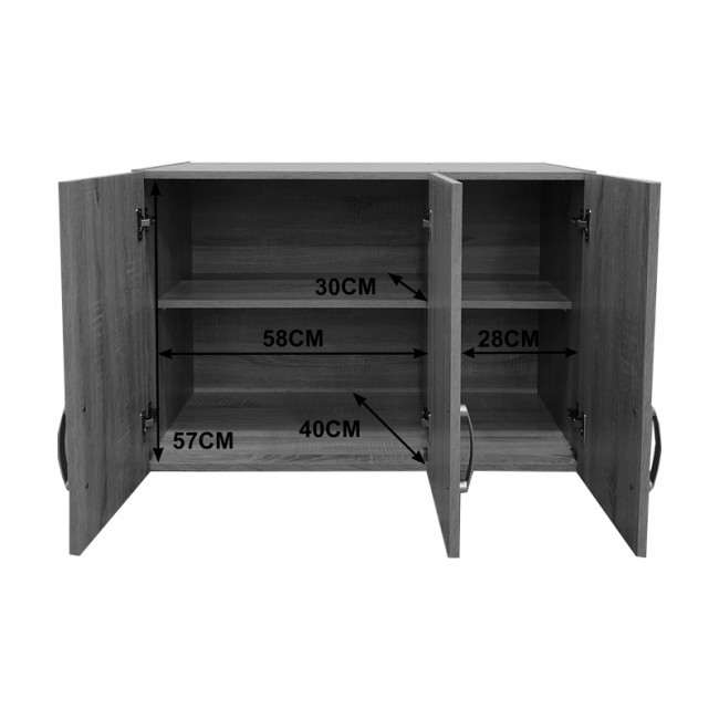 Πατάρι ντουλάπας τρίφυλλο Lego pakoworld σε λευκή απόχρωση 90x41.5x60εκ Πατάρι ντουλάπας τρίφυλλο Lego pakoworld σε λευκή απόχρωση 90x41.5x60εκ