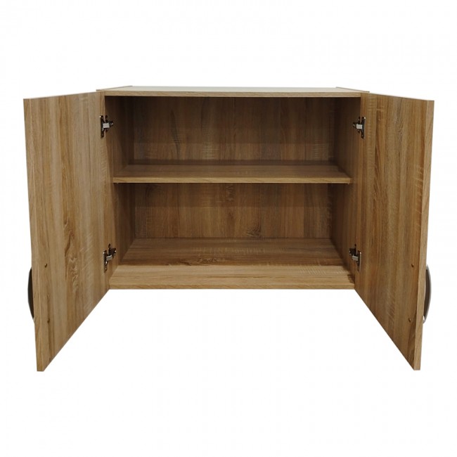 Πατάρι ντουλάπας δίφυλλο Lego pakoworld σε sonoma απόχρωση 79x41.5x60εκ