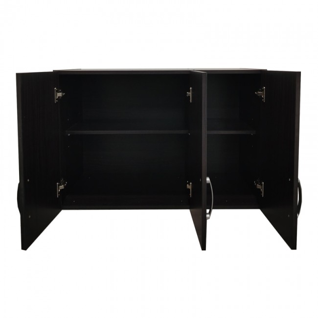 Πατάρι ντουλάπας τρίφυλλο Lego pakoworld σε wenge απόχρωση 90x41.5x60εκ