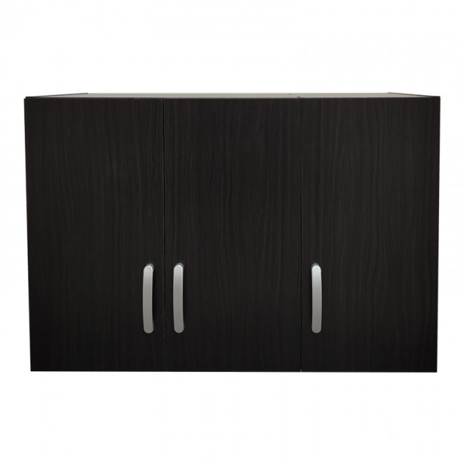 Πατάρι ντουλάπας τρίφυλλο Lego pakoworld σε wenge απόχρωση 90x41.5x60εκ