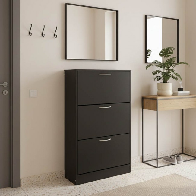 Παπουτσοθήκη Savaz pakoworld σε ανθρακί απόχρωση 60x24x114εκ Παπουτσοθήκη Savaz pakoworld σε ανθρακί απόχρωση 60x24x114εκ