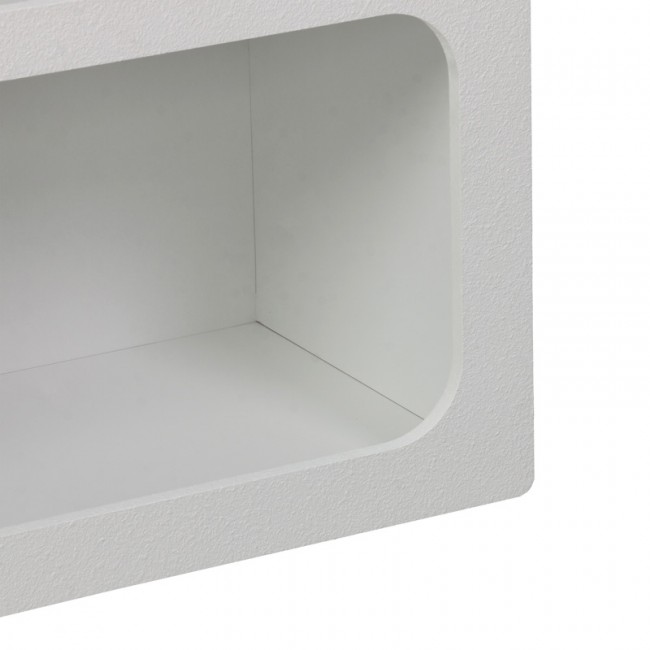 Βιβλιοθήκη-ραφιέρα Emersi pakoworld mdf σε λευκή απόχρωση 70x35x100εκ Βιβλιοθήκη-ραφιέρα Emersi pakoworld mdf σε λευκή απόχρωση 70x35x100εκ