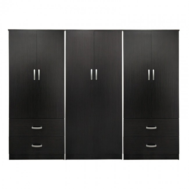 Ντουλάπα τετράφυλλη Lego pakoworld wenge 240x42x180εκ Ντουλάπα τετράφυλλη Lego pakoworld wenge 240x42x180εκ