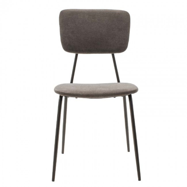 Καρέκλα Tania pakoworld ύφασμα ανθρακί antique-μαύρο πόδι Καρέκλα Tania pakoworld ύφασμα ανθρακί antique-μαύρο πόδι