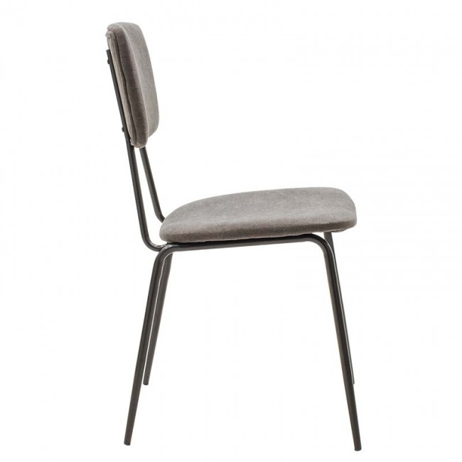 Καρέκλα Tania pakoworld ύφασμα ανθρακί antique-μαύρο πόδι Καρέκλα Tania pakoworld ύφασμα ανθρακί antique-μαύρο πόδι