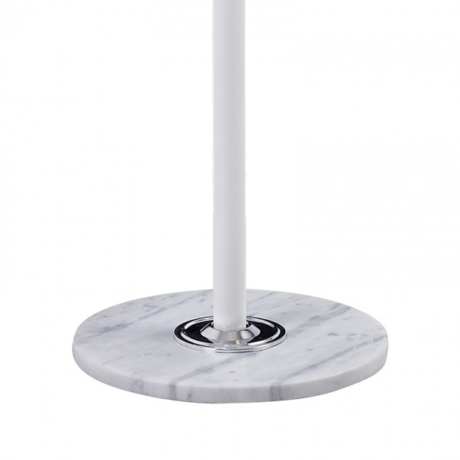 Καλόγερος ρούχων Nicolo pakoworld μέταλλο λευκό Φ37x175εκ Καλόγερος ρούχων Nicolo pakoworld μέταλλο λευκό Φ37x175εκ