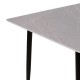 Τραπέζι Gustas pakoworld γκρι μαρμάρου sintered stone-μαύρο μέταλλο 160x80x75εκ Τραπέζι Gustas pakoworld γκρι μαρμάρου sintered stone-μαύρο μέταλλο 160x80x75εκ