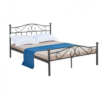 Κρεβάτι Yorick pakoworld μαύρο μεταλλικό 140x190εκ Κρεβάτι Yorick pakoworld μαύρο μεταλλικό 140x190εκ