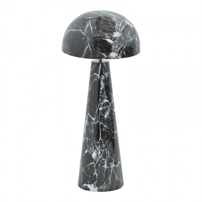 Φωτιστικό δαπέδου Flozer Inart Ε27 μαυρο μαρμάρου μέταλλο Φ36.5x79εκ