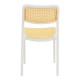 Καρέκλα Westley pakoworld pp φυσικό-λευκό 55x47x81εκ Καρέκλα Westley pakoworld pp φυσικό-λευκό 55x47x81εκ