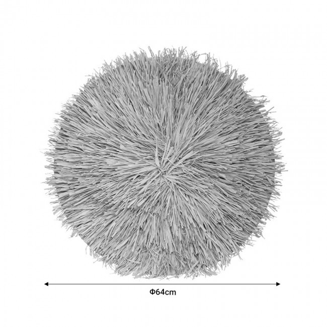 Διακοσμητικό τοίχου Alaina pakoworld φυσικό χρώμα mdf-ψάθα Φ64x4εκ Διακοσμητικό τοίχου Alaina pakoworld φυσικό χρώμα mdf-ψάθα Φ64x4εκ