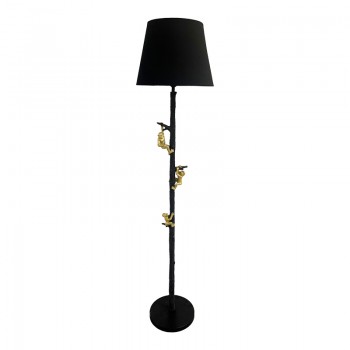 Φωτιστικό δαπέδου Zacro Inart E27 μαύρο-χρυσό μέταλλο Φ37x164.5εκ Φωτιστικό δαπέδου Zacro Inart E27 μαύρο-χρυσό μέταλλο Φ37x164.5εκ