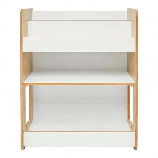 Ραφιέρα Seagull pakoworld φυσικό-λευκό mdf 57x34x70εκ Ραφιέρα Seagull pakoworld φυσικό-λευκό mdf 57x34x70εκ