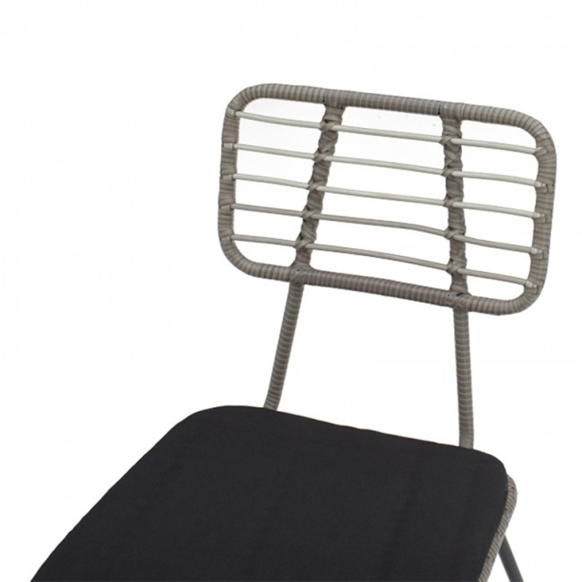 Τραπεζαρία Naoki - Kliton σετ 5τεμ pakoworld ανθρακί αλουμίνιο και μέταλλο σε μαύρη απόχρωση 80x80x74εκ Τραπεζαρία Naoki - Kliton σετ 5τεμ pakoworld ανθρακί αλουμίνιο και μέταλλο σε μαύρη απόχρωση 80x80x74εκ