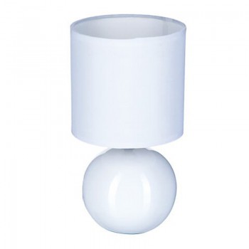 Επιτραπέζιο φωτιστικό PWL-1210 pakoworld Ε14 60W κεραμικό σε λευκό gloss χρώμα Φ13x25εκ Επιτραπέζιο φωτιστικό PWL-1210 pakoworld Ε14 60W κεραμικό σε λευκό gloss χρώμα Φ13x25εκ