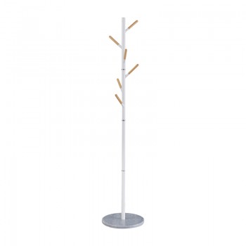 Καλόγερος ρούχων Ponziele μέταλλο σε λευκή απόχρωση Φ37x174εκ Καλόγερος ρούχων Ponziele μέταλλο σε λευκή απόχρωση Φ37x174εκ