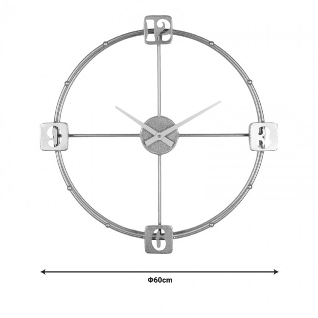 Ρολόι τοίχου Hunga Inart μέταλλο σε χρυσή απόχρωση 60x7.5x60εκ Ρολόι τοίχου Hunga Inart μέταλλο σε χρυσή απόχρωση 60x7.5x60εκ