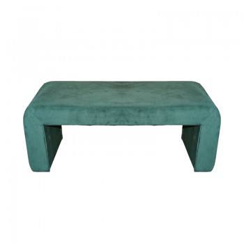 Σκαμπό Gagga Inart βελούδο σε πράσινη απόχρωση 110x40x45εκ Σκαμπό Gagga Inart βελούδο σε πράσινη απόχρωση 110x40x45εκ