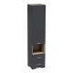 Βιτρίνα-στήλη Toscana pakoworld σε ανθρακί απόχρωση 50x42x222.5εκ Βιτρίνα-στήλη Toscana pakoworld σε ανθρακί απόχρωση 50x42x222.5εκ