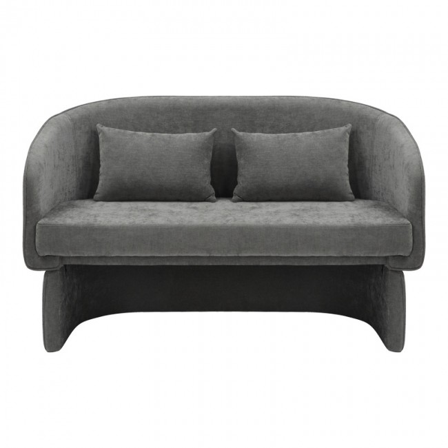 Καναπές διθέσιος Playmob pakoworld ύφασμα σε γκρι απόχρωση 128x65x79εκ Καναπές διθέσιος Playmob pakoworld ύφασμα σε γκρι απόχρωση 128x65x79εκ