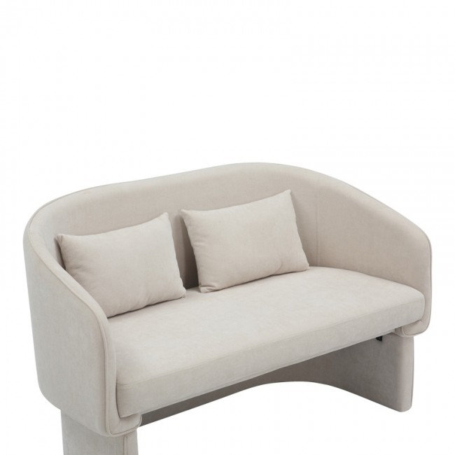 Καναπές διθέσιος Playmob pakoworld ύφασμα σε μπεζ απόχρωση 128x65x79εκ Καναπές διθέσιος Playmob pakoworld ύφασμα σε μπεζ απόχρωση 128x65x79εκ