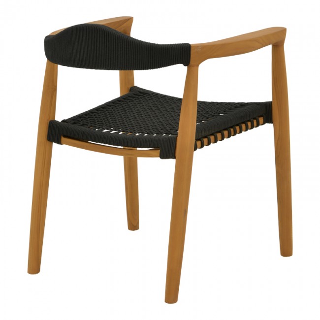 Τραπεζαρία 9 τεμ. Ganny-Pino pakoworld teak ξύλο σε φυσική - μαυρη απόχρωση 180/240x100x75εκ Τραπεζαρία 9 τεμ. Ganny-Pino pakoworld teak ξύλο σε φυσική - μαυρη απόχρωση 180/240x100x75εκ