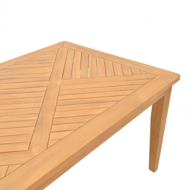 Τραπεζαρία σετ 7τεμ. Ganny-Mady pakoworld teak ξύλο σε φυσική απόχρωση 200x100x75εκ Τραπεζαρία σετ 7τεμ. Ganny-Mady pakoworld teak ξύλο σε φυσική απόχρωση 200x100x75εκ