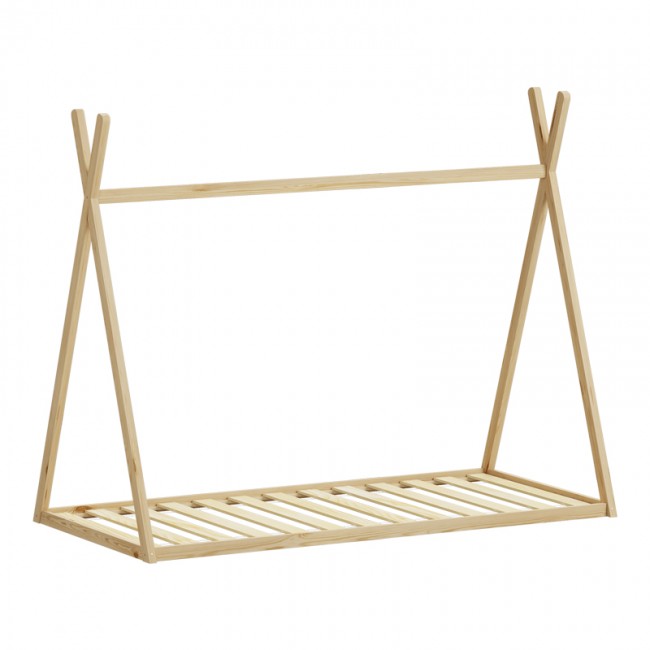 Παιδικό κρεβάτι Lilly τ. Montessori pakoworld ξύλο πεύκου σε φυσική απόχρωση 90x190εκ Παιδικό κρεβάτι Lilly τ. Montessori pakoworld ξύλο πεύκου σε φυσική απόχρωση 90x190εκ