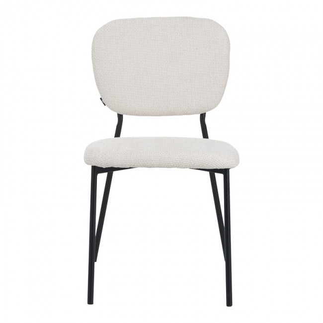 Καρέκλα Cathair pakoworld μπουκλέ ύφασμα σε μπεζ απόχρωση με μαύρα μεταλλικά πόδια 48x53x82εκ Καρέκλα Cathair pakoworld μπουκλέ ύφασμα σε μπεζ απόχρωση με μαύρα μεταλλικά πόδια 48x53x82εκ