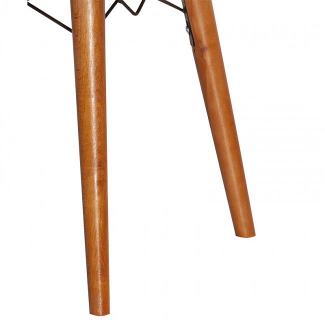 Καρέκλα Sonora I pakoworld βελουτέ εκρού-καρυδί πόδι Καρέκλα Sonora I pakoworld βελουτέ εκρού-καρυδί πόδι