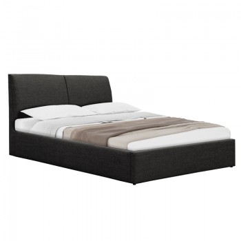 Κρεβάτι διπλό Violaine pakoworld ύφασμα ανθρακί με αποθηκευτικό χώρο 160x200εκ Κρεβάτι διπλό Violaine pakoworld ύφασμα ανθρακί με αποθηκευτικό χώρο 160x200εκ