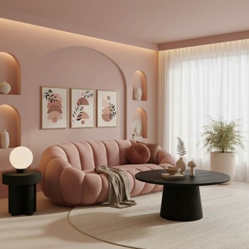 Καναπές Embrace pakoworld βελούδο σε σάπιο μήλο απόχρωση 180x105x65εκ Καναπές Embrace pakoworld βελούδο σε σάπιο μήλο απόχρωση 180x105x65εκ