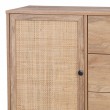 Μπουφές Oslo pakoworld σε sonoma απόχρωση 85x39x79εκ