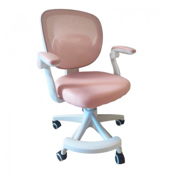 Καρέκλα γραφείου παδική Bernu pakoworld ύφασμα mesh σε ροζ απόχρωση 47x56x80-90εκ Καρέκλα γραφείου παδική Bernu pakoworld ύφασμα mesh σε ροζ απόχρωση 47x56x80-90εκ