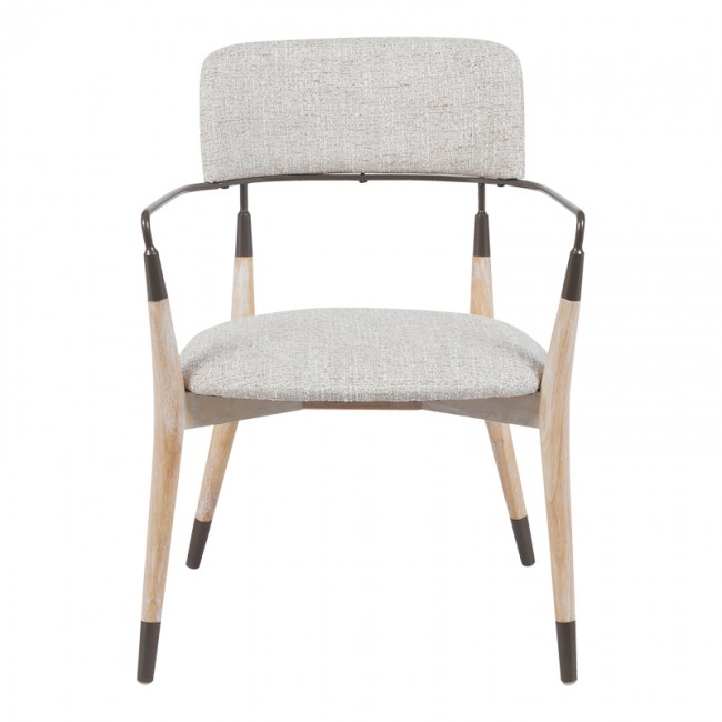 Πολυθρόνα Sentana pakoworld μέταλλο-ξύλο και ύφασμα σε μπεζ-καφέ απόχρωση 56.5x56x79εκ Πολυθρόνα Sentana pakoworld μέταλλο-ξύλο και ύφασμα σε μπεζ-καφέ απόχρωση 56.5x56x79εκ