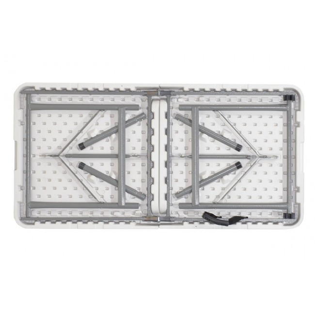 Τραπέζι catering Rodeo pakoworld πτυσσόμενο-βαλίτσα λευκό 122x60x74εκ Τραπέζι catering Rodeo pakoworld πτυσσόμενο-βαλίτσα λευκό 122x60x74εκ