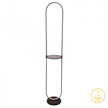 Φωτιστικό δαπέδου Reflect pakoworld LED μαύρο Φ26x165εκ Φωτιστικό δαπέδου Reflect pakoworld LED μαύρο Φ26x165εκ