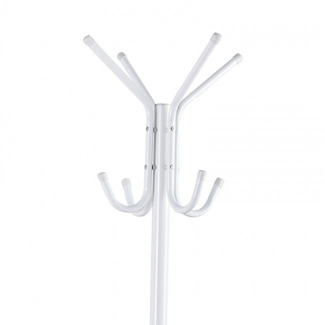 Καλόγερος ρούχων Piero pakoworld μέταλλο λευκό Φ44x181εκ Καλόγερος ρούχων Piero pakoworld μέταλλο λευκό Φ44x181εκ