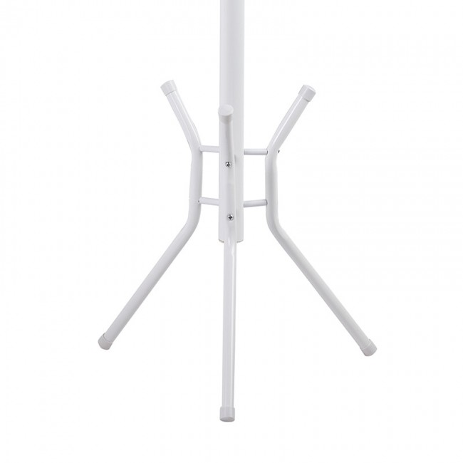 Καλόγερος ρούχων Piero pakoworld μέταλλο λευκό Φ44x181εκ Καλόγερος ρούχων Piero pakoworld μέταλλο λευκό Φ44x181εκ