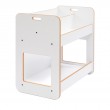 Ραφιέρα Dovere pakoworld λευκό mdf 56x34x55εκ Ραφιέρα Dovere pakoworld λευκό mdf 56x34x55εκ