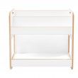 Ραφιέρα Dovere pakoworld λευκό mdf 56x34x55εκ Ραφιέρα Dovere pakoworld λευκό mdf 56x34x55εκ