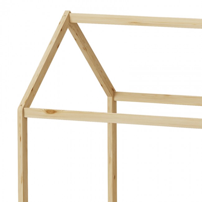 Παιδικό κρεβάτι Mellin τ. Montessori με 2 συρτάρια pakoworld ξύλο πεύκου σε φυσική απόχρωση 90x190εκ