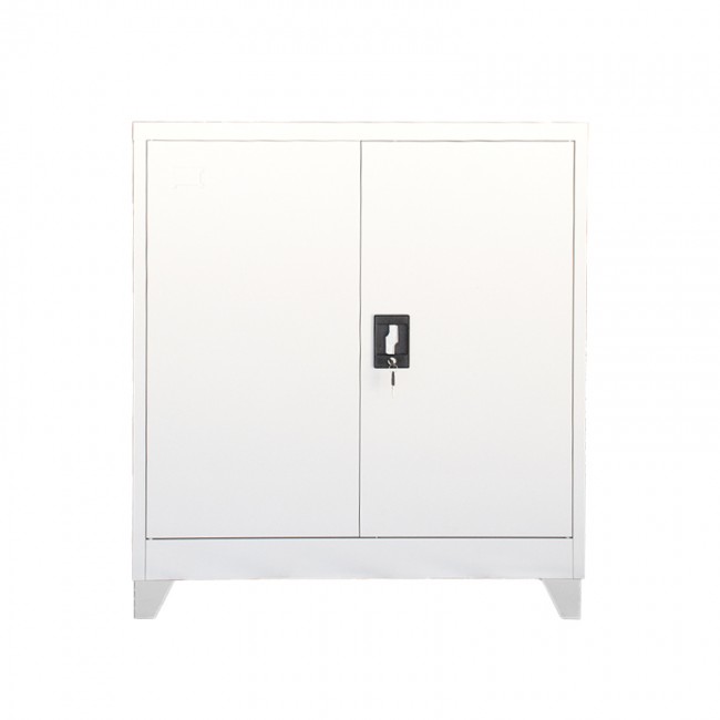 Μεταλλικό ντουλάπι Armon I pakoworld σε απόχρωση ανοιχτό γκρι 90x40x100εκ